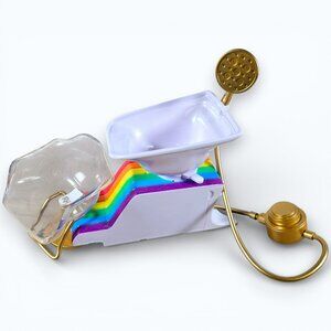 MGA Entertainment Rainbow High Salon Playset Sink Basin Chair Sprayer Faucet